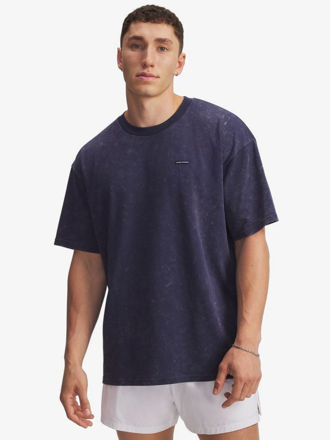 UNDER ARMOUR Heavyweight Logo Washed Oversized T-Shirt - Image 2