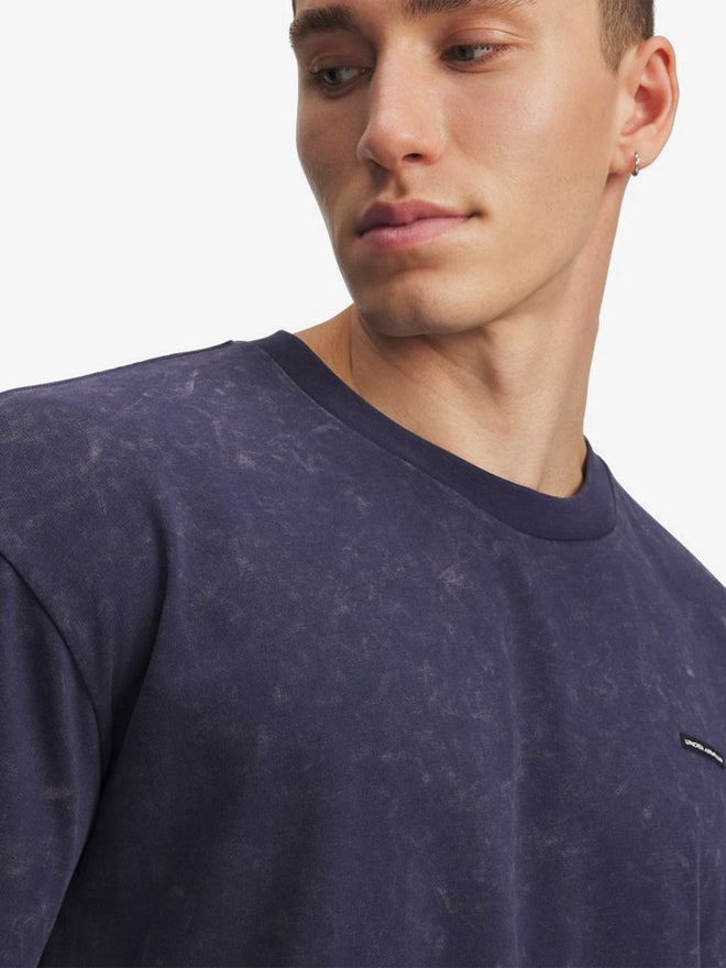 UNDER ARMOUR Heavyweight Logo Washed Oversized T-Shirt - Image 3