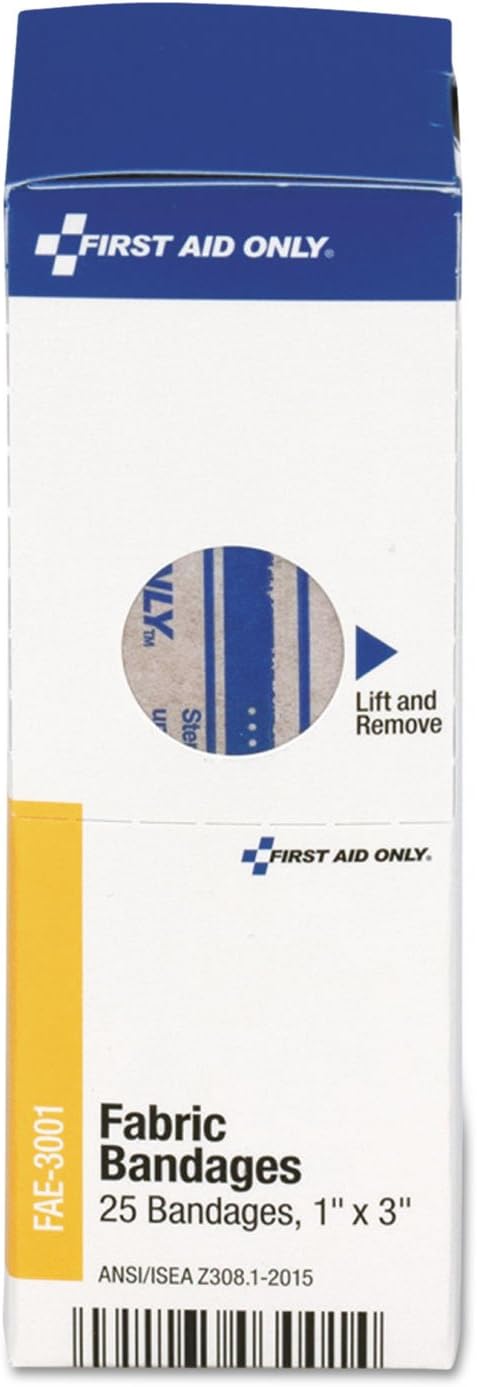 First Aid Only FAE3004 Plastic Bandages 34x3 25 Count - Image 2