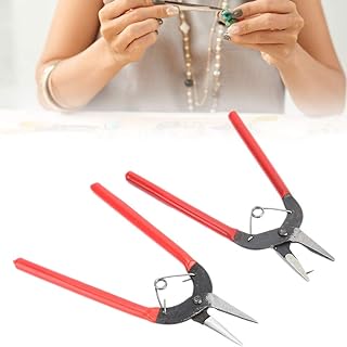 ZJchao ZJchao Jewelry Pliers, Hole Punch Pliers and Hanging Clamp Ring Pliers Hole Punches Kit Belt Punching Pliers Hanging  - Image 1
