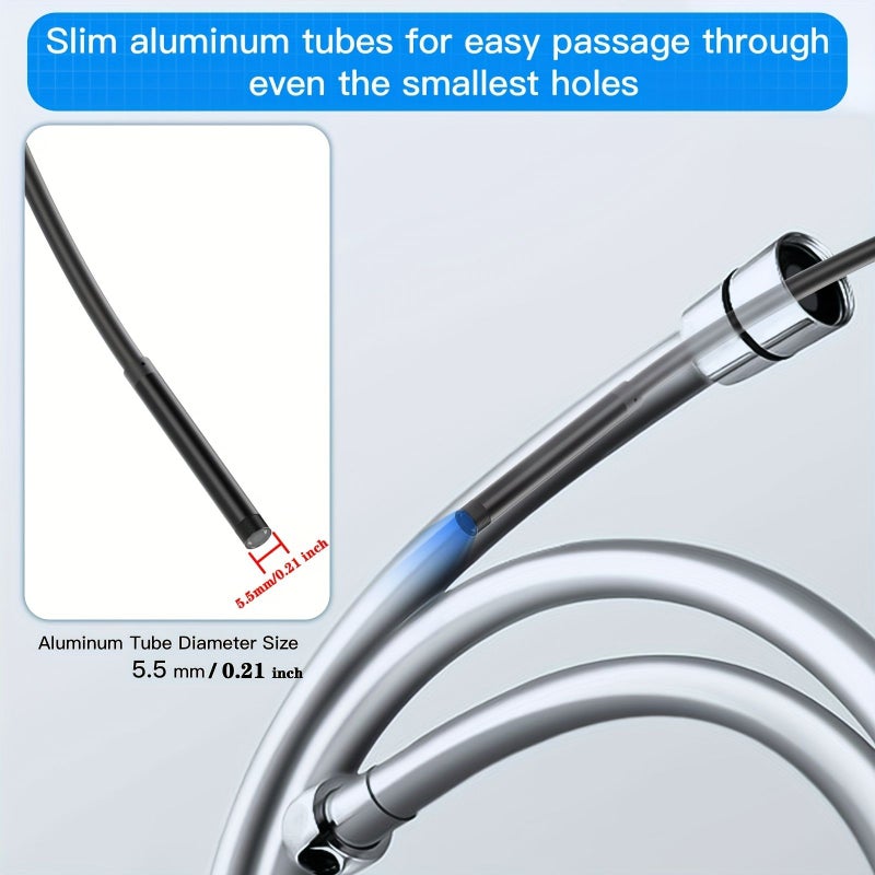HD Borescope With 8 Adjustable Leds 10 Meter Cable For Mobile Phones - Image 3