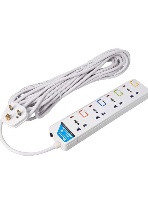 4 Way Extension Power Strip 10 meter