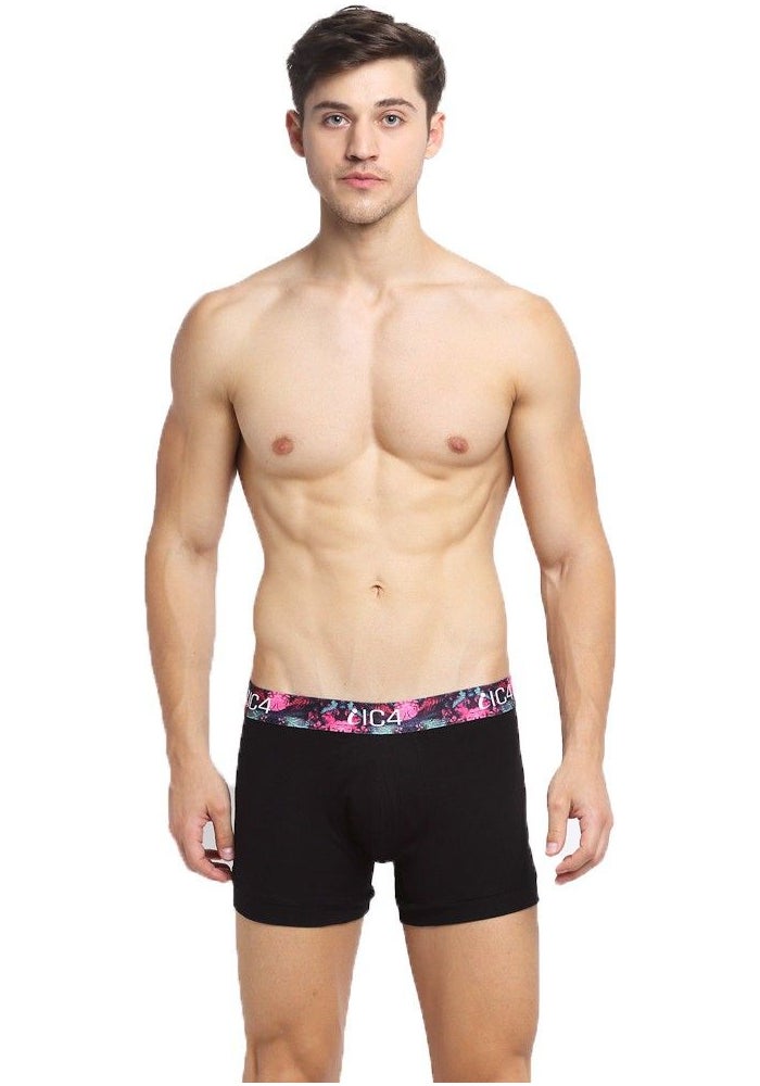 IC4 Store Men's Vivid Trunk Combo Pack of 2 - Black and Grey - Image 2