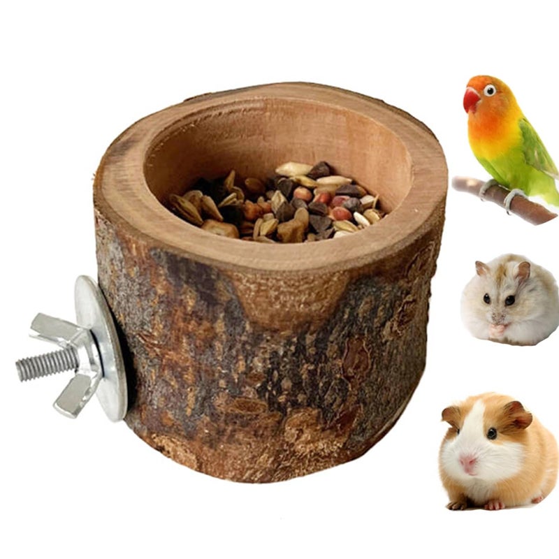 TANOMA Small Bird Feeding Dish Cups, Removable Pet Food Bowl for Cage, Parrot Feeding Bowls for Finches Lovebirds Budgie Cockatiel Parakeet - Image 5