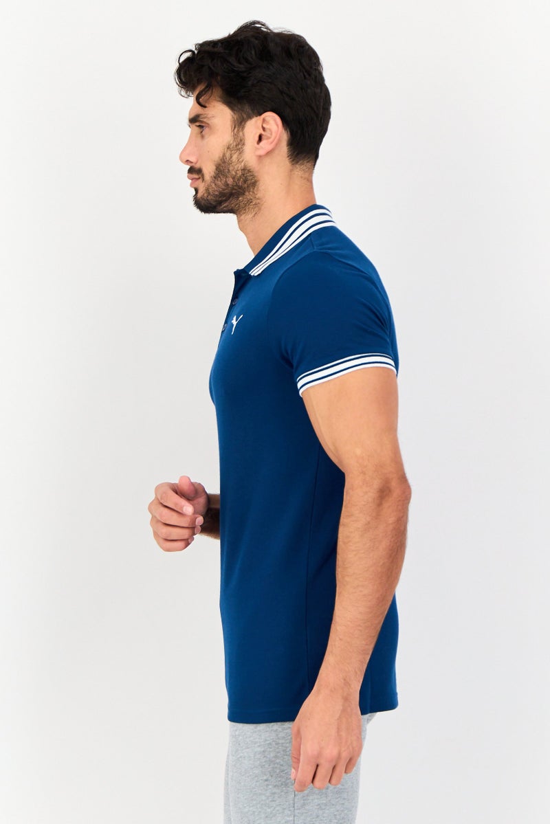 PUMA قميص بولو قصير الأكمام للرجال من بومة X One8، رياضي، خارجي، أزرق فيروزي - Image 2