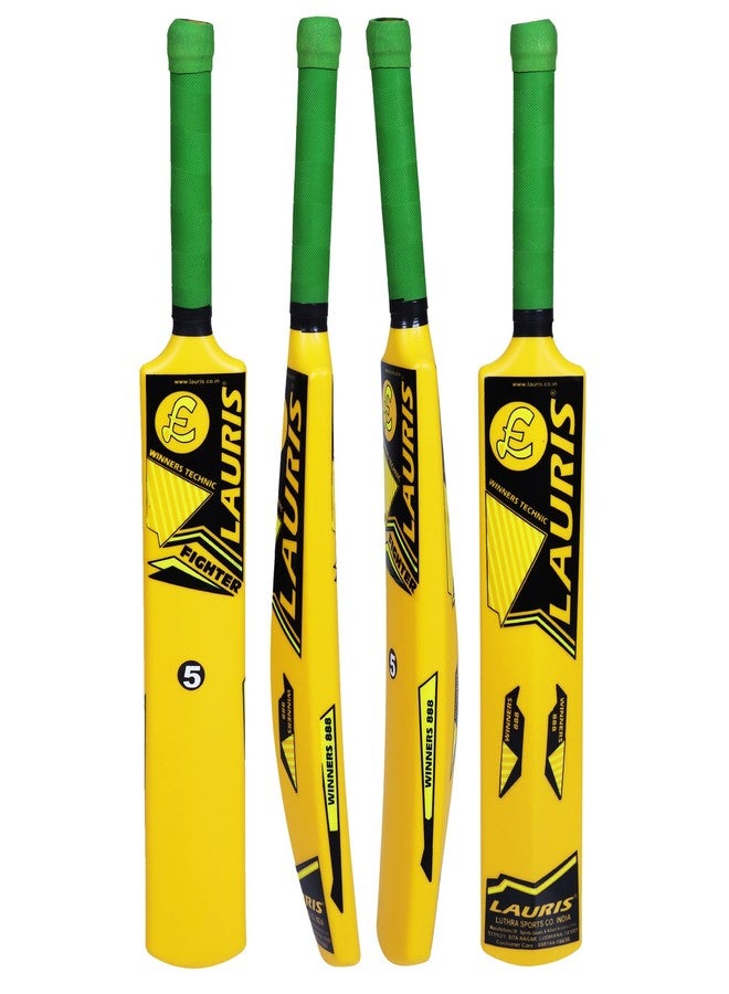 Lauris Cricket Plastic Bat for Kids Children Age of 10 11 12 Years Made of Hard PVC Plastics Fibre Turff Without Wicket Stumps Ball Played with Wind/Tennis Ball. Length is 77 cms. Size no. 5 - Image 2