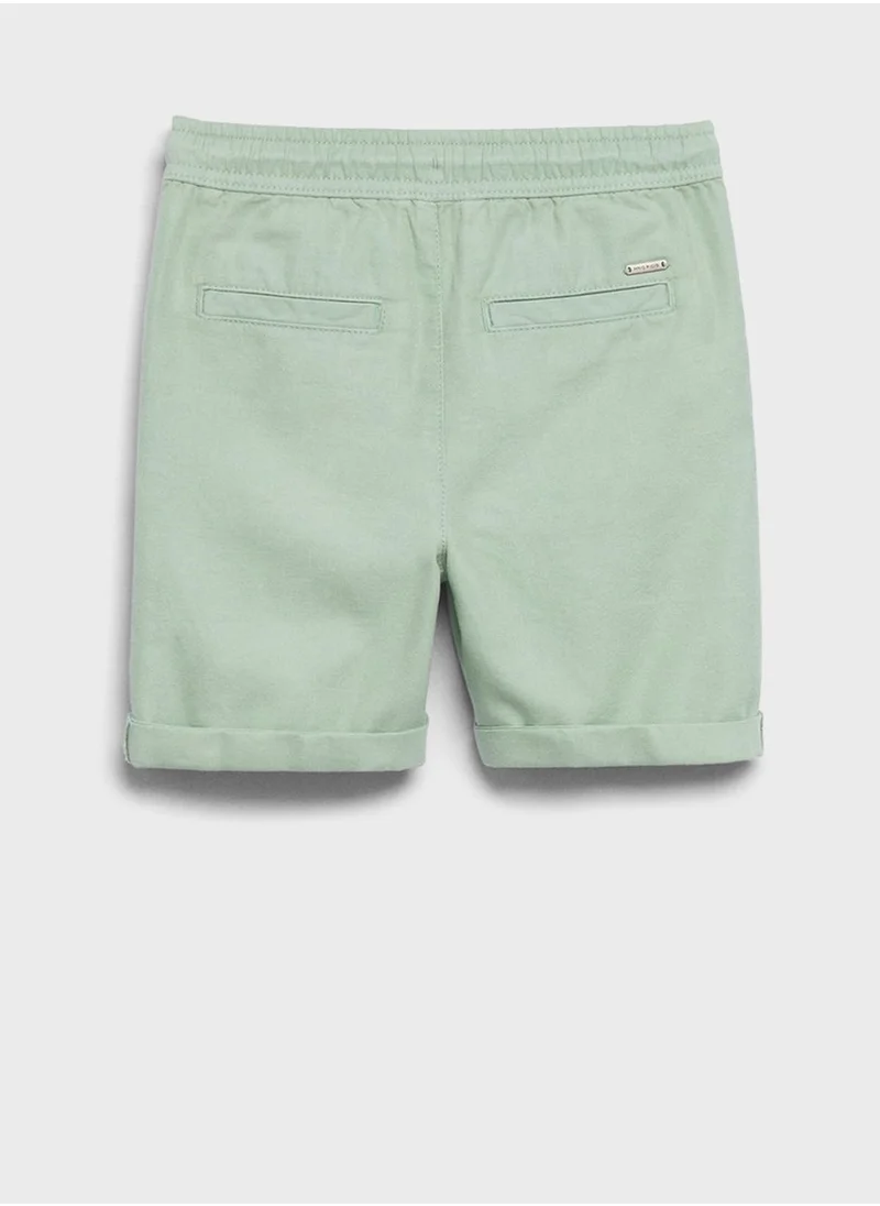 MANGO Kids Drawstring Shorts