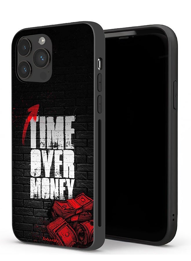 Tolwak Apple iPhone 13 Pro Protective Case Time Over Money - Image 1