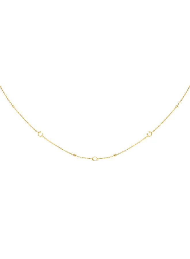 Aleia Crystals With Small C Logo Neckla