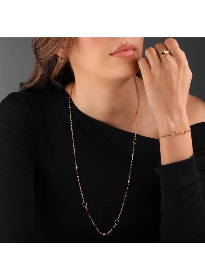 CERRUTI 1881 Aleia Crystals With Small C Logo Neckla
