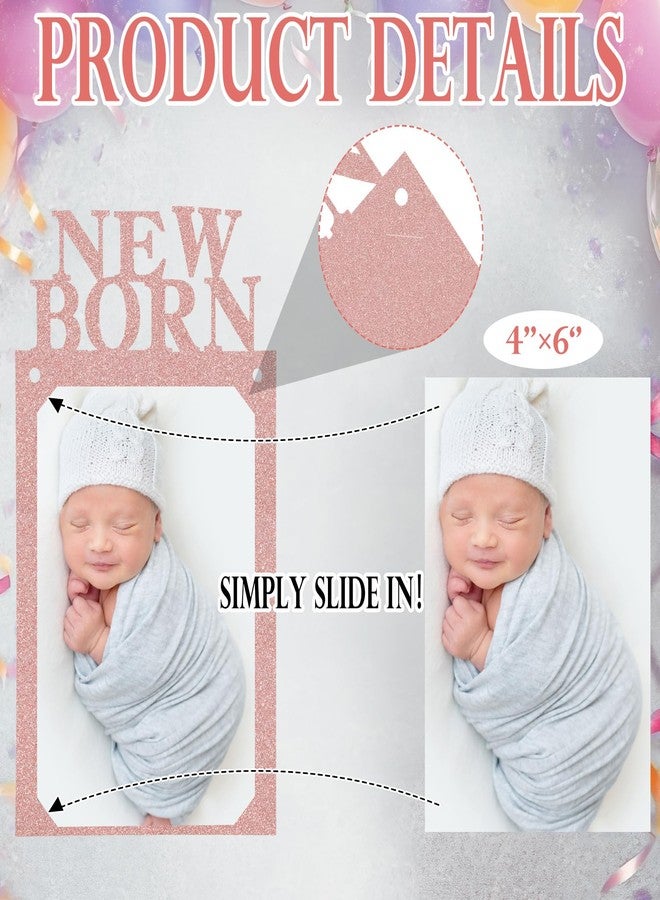 Breling 18th Happy Birthday Photo Banner Newborn to 18th Age Photo Banner Decorations 16th Party Picture Frame Garland Display Party Supplies(Pink) - Image 2