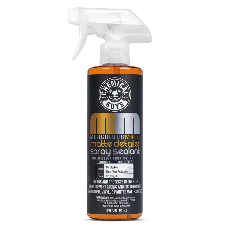Chemical Guys Chemical Guys SPI_995_16 Meticulous Matte Detailer and Spray Sealant for Crisp Satin & Matte Finishes, (Safe for OEM, Vinyl, & Painted Matte Surfaces) 16 fl oz  - Image 1