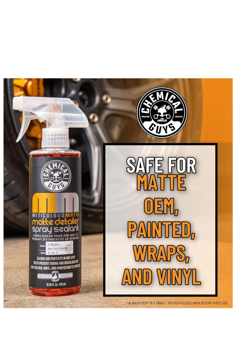 Chemical Guys - Chemical Guys SPI_995_16 Meticulous Matte Detailer and Spray Sealant for Crisp Satin & Matte Finishes, (Safe for OEM, Vinyl, & Painted Matte Surfaces) 16 fl oz - Image 1