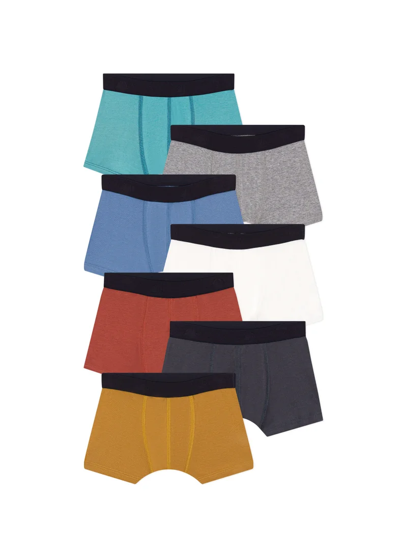 Petit Bateau Children's cotton boxers - 7-pack