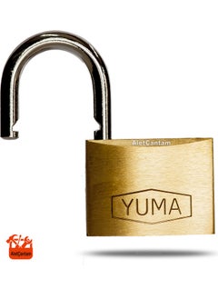 Yuma Brass Yellow Padlock Master System 30MM with Common Key  - Image 3