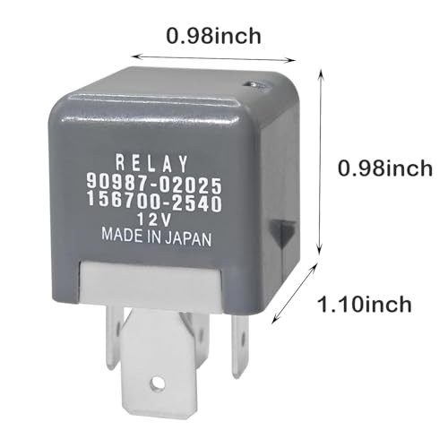 Casalytics 2PCS Automotive Relay 90987-02025 156700-2540 – 12V 80A 4-Pins Power Relay, Compatible with Toyota, Lexus Vehicles - Replaces 90080-87024 156700-2960 567-0003 - Image 2