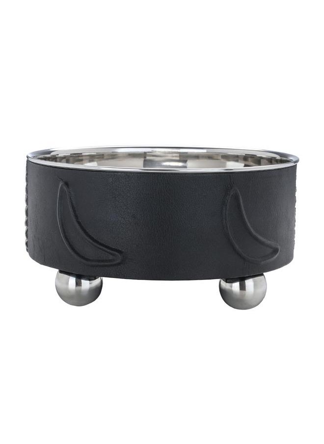 Alsaif Steel Serving Bowl 23.5X23.5X12.5 Cm Black  - Image 1