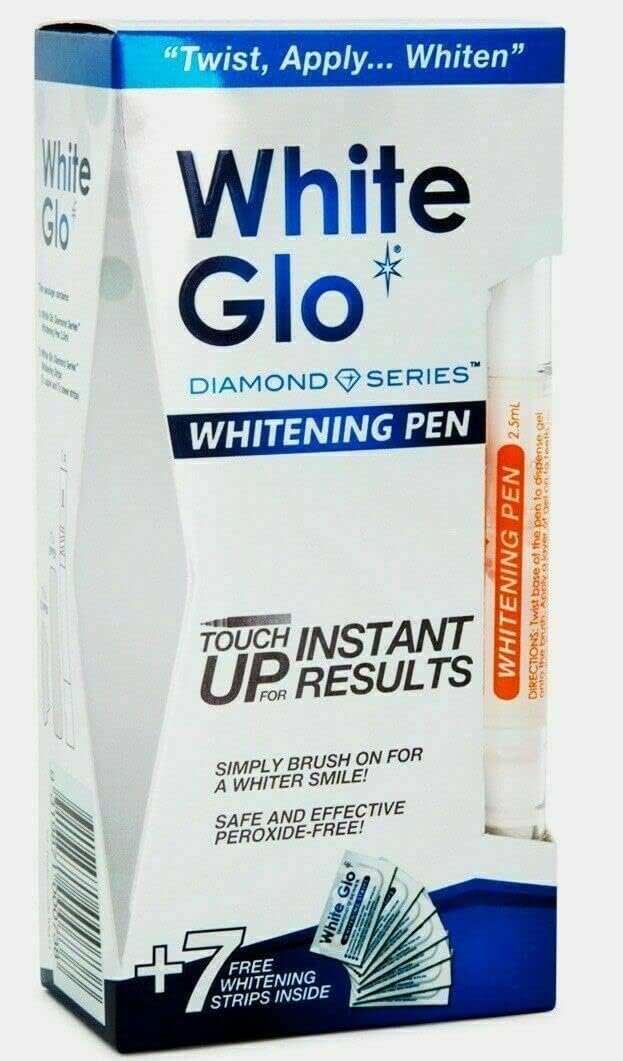 White Glo Diamond Series Whitening Pen with Strips - Image 4