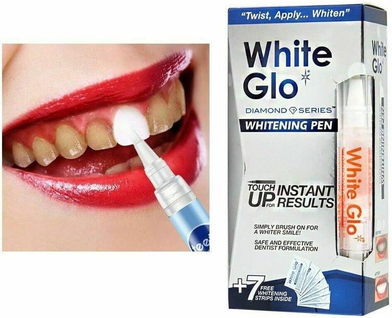 White Glo Diamond Series Whitening Pen with Strips - Image 5