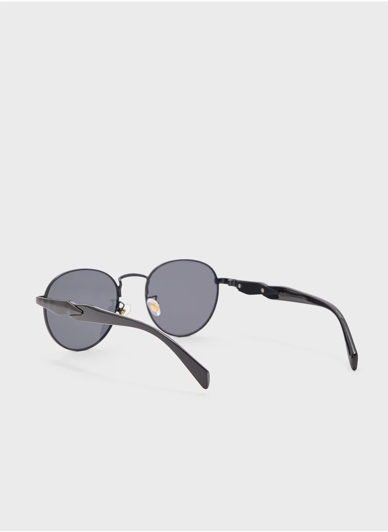 Ginger Round Len Sunglasses