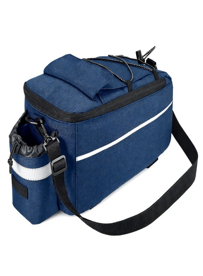 B-SOUL Insulated Trunk Cooler Bag Cycling Bicycle Rear Rack Storage Luggage Bag Reflective MTB Bike Pannier Bag Shoulder Bag - Image 1