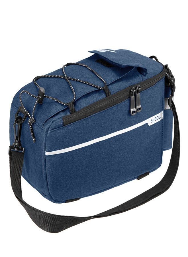 B-SOUL Insulated Trunk Cooler Bag Cycling Bicycle Rear Rack Storage Luggage Bag Reflective MTB Bike Pannier Bag Shoulder Bag - Image 2