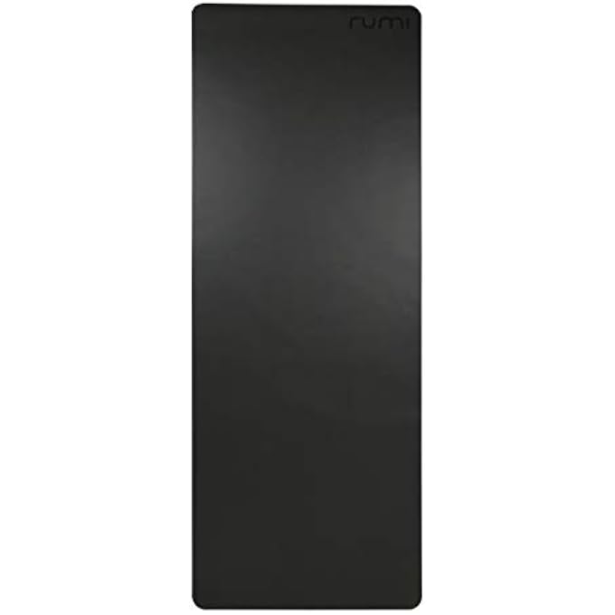 rumi - Natural Yoga Mat - Star Yoga Mat - 24 Inches X 71 Inches X 4 Mm (Black) - Non Slip, Thick, Durable, Natural Rubber (Good For Gym, Home Exercise, Workout, Fitness) - Image 5