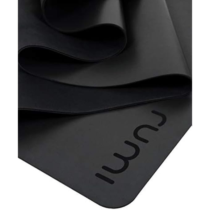 rumi - Natural Yoga Mat - Star Yoga Mat - 24 Inches X 71 Inches X 4 Mm (Black) - Non Slip, Thick, Durable, Natural Rubber (Good For Gym, Home Exercise, Workout, Fitness) - Image 2