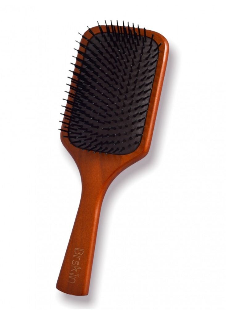 Brskin Lotus wood hair comb, brown/ black  - Image 1