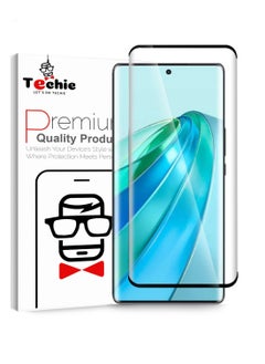 Techie Honor X9a 5G Full Cover Curved 10H Hardness HD Tempered Glass Screen Protector - Anti-Scratch, Anti-Fingerprint, and Bubbles Free Technology  - Image 1