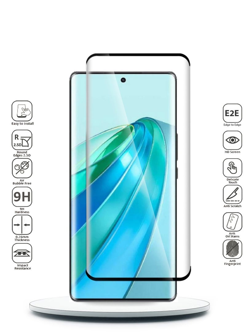 Techie حماية شاشة زجاجية مقسّاة HD كاملة التغطية 10H لهاتف Honor X9a 5G - مضادة للخدوش، مضادة لبصمات الأصابع، وتقنية خالية من الفقاعات - Image 2