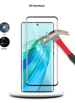 Techie Honor X9a 5G Full Cover Curved 10H Hardness HD Tempered Glass Screen Protector - Anti-Scratch, Anti-Fingerprint, and Bubbles Free Technology  - Image 3