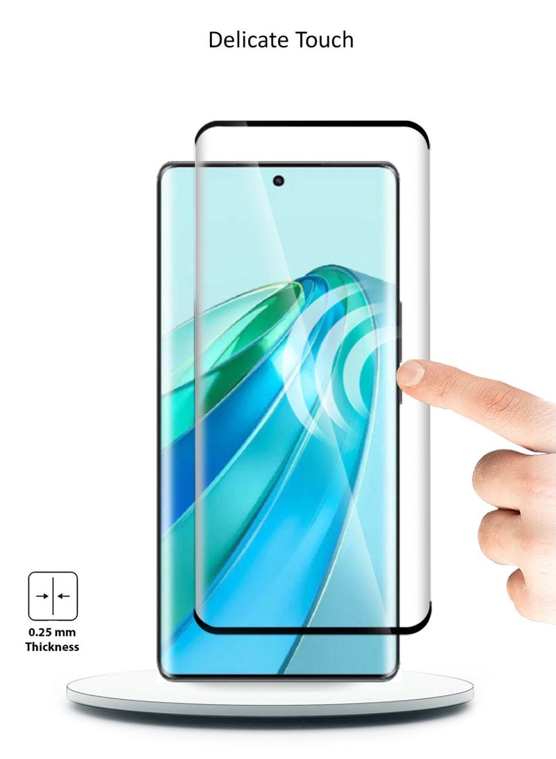 Techie حماية شاشة زجاجية مقسّاة HD كاملة التغطية 10H لهاتف Honor X9a 5G - مضادة للخدوش، مضادة لبصمات الأصابع، وتقنية خالية من الفقاعات - Image 4