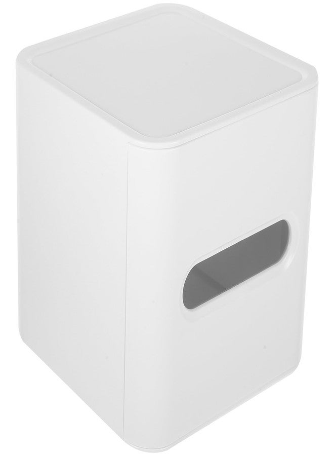 SHOWERORO Square Desktop Tissue Box Cover Stylish Tissue Cube Holder for Bathroom Vanity Countertop Organizer Accessory for Home Office Decor - Image 1