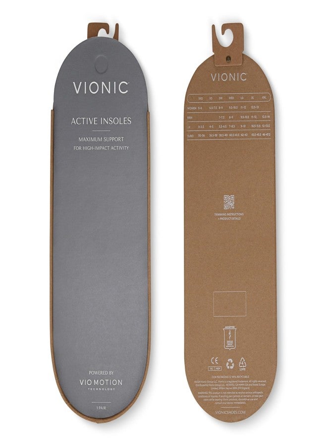 Vionic فيونيك، للجنسين، تقويم عضلي نشط، كامل الطول، مقاس نسائي كبير جدًا، مقاس رجالي كبير جدًا، متوسط - Image 2