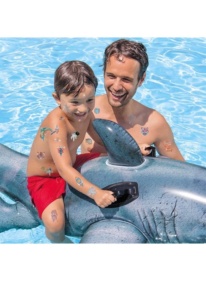 Konsait Metallic Space Planets Tattoos for kids Jungle Woodland Animal kids tattoos temporary Space Themes Safari Animal Theme Birthday Party Favor Partyt Supplies 126+ Patterns