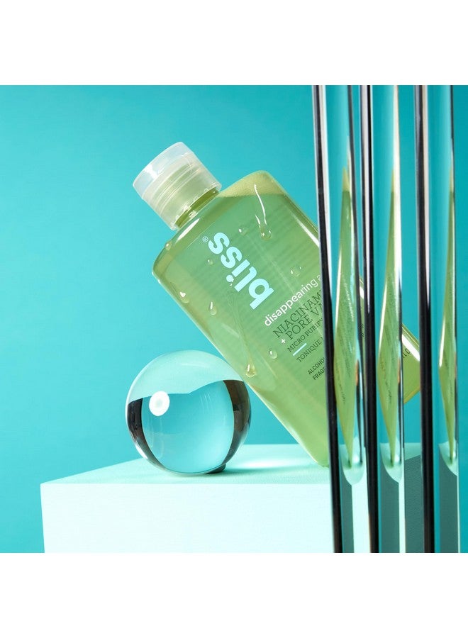 Bliss Disappearing Act Niacinamide Toner - 10 Fl Oz - Pore Vanish Complex - Purifies and Minimizes Pores - Alcohol-Free Face Toner - Clean - Vegan & Cruelty Free - Image 5