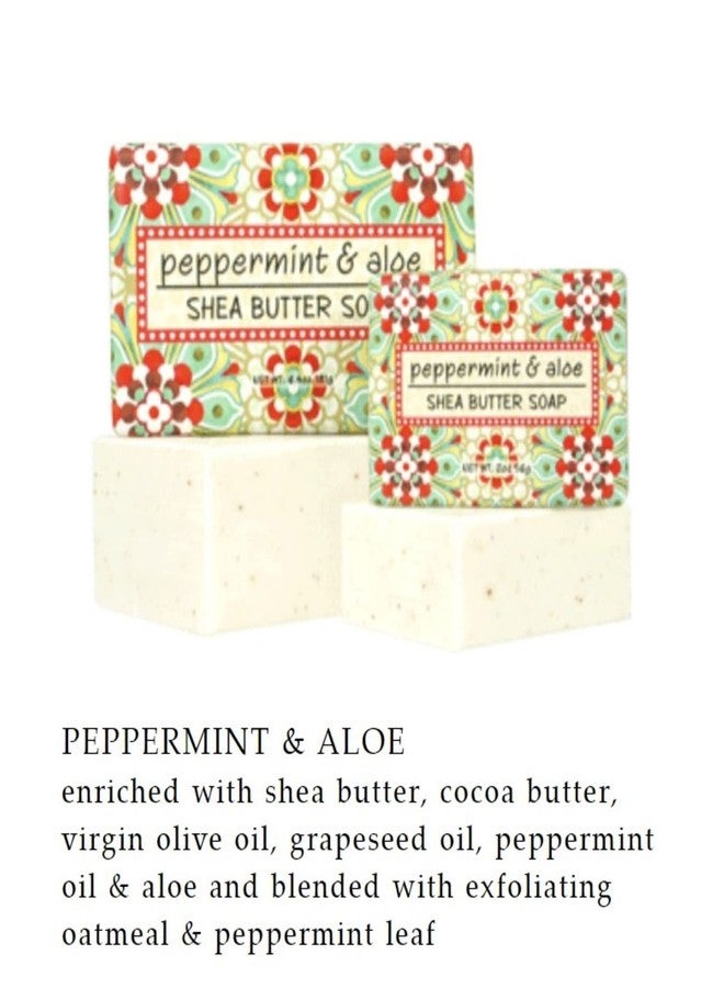 Greenwich Bay Trading Co., Peppermint and Aloe Shea Butter Soap, Set of 12 Bars, 2 Ounces Each - Image 2