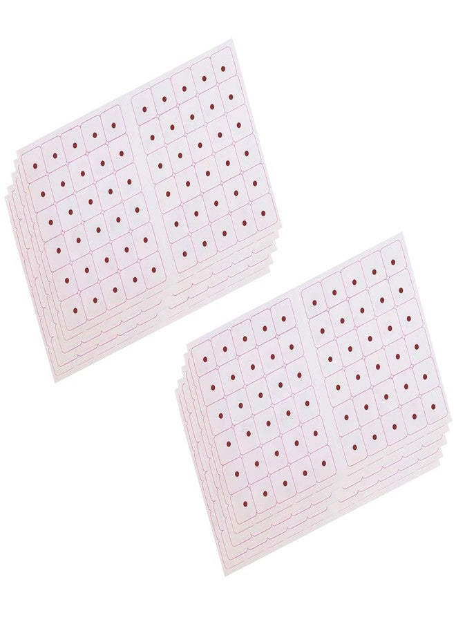 VAMA Fashions 3mm Maroon Small Round Self Adhesive Bindi Sticker Reusable Sindoor Kumkum Skin Friendly Non Toxic Forehead Dots Set of 180 Bindis for Women & Girls - Image 1