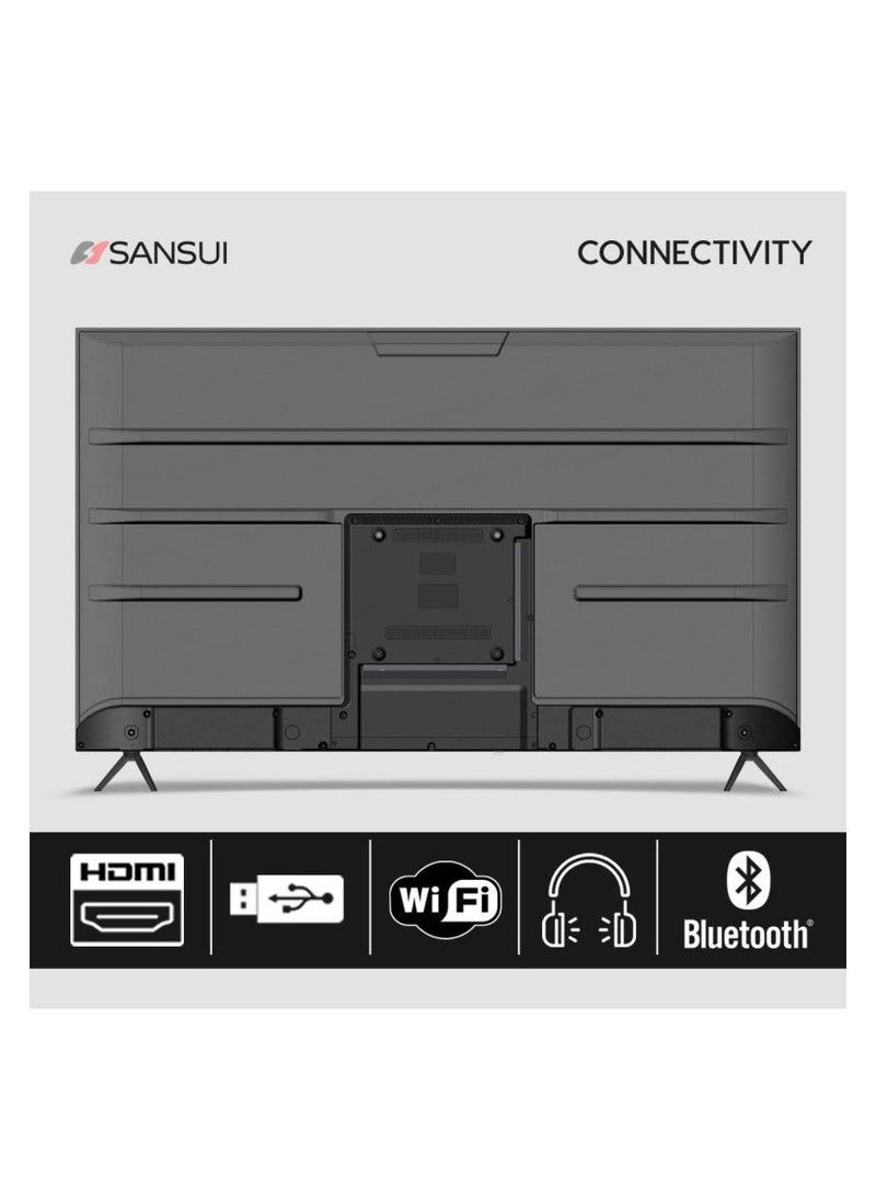 Sansui - SANSUI 55 inch WebOS powered 4K Edgeless UHD LED SMART TV with ThinQ AI - Image 1