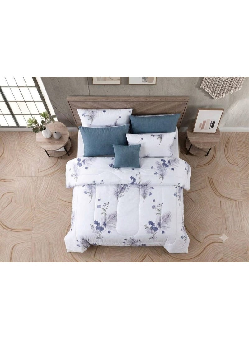 Double bed sheet set, 8 pieces, microfiber – ultra-soft and hotel-quality comfort with a stylish and modern design. - Image 4