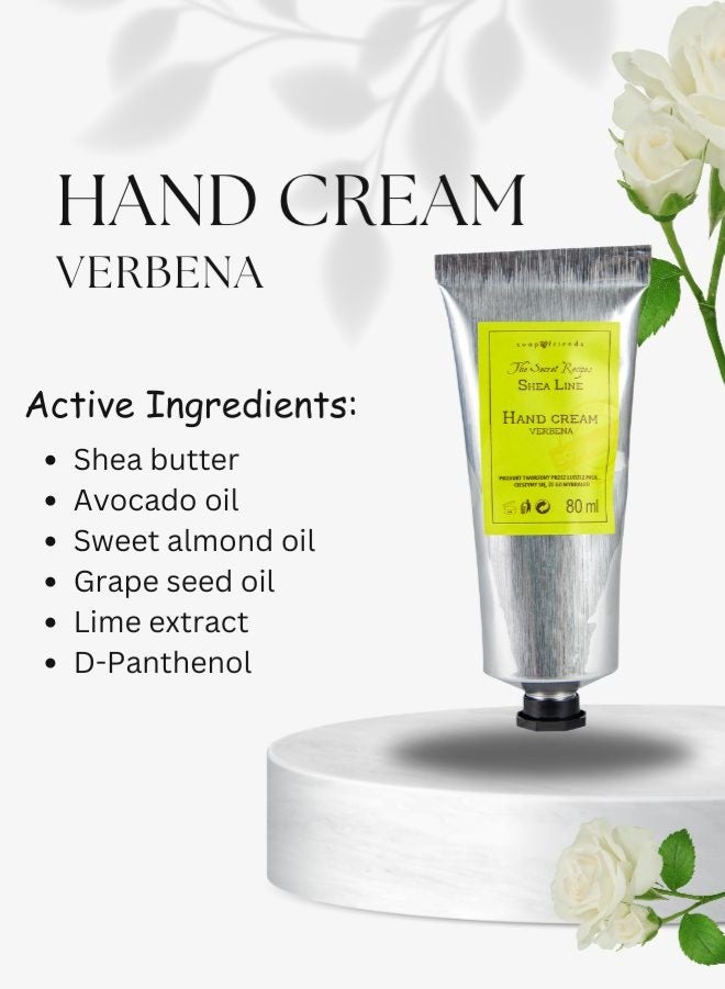 الصابون والأصدقاء مجموعة Soap&Friends المزدوجة برائحة اللويزة ،كريم اليدين (80 مل) وصابون (130 جم) - Image 3