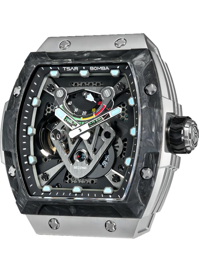 TSAR BOMBA Men's FKM Rubber Automatic Watch TB8216TF-01 - 46.0*50.7 mm - Image 2