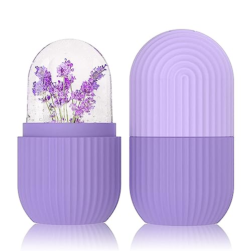 Commence face Ice Roller silicon | Ice Cube Roller for Glowing Skin, Improve Puffy Eyes, Remove Dark Circle, Pore Shrink, Face Beauty Skin Care | Reusable & Unbreakable (Multicolour) (Multicolor-10) - Image 1