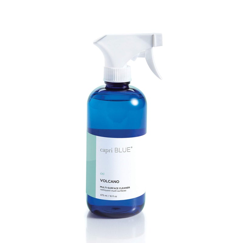 Capri Blue بخاخ منظف متعدد الأسطح كابري بلو فولكانو - منظف متعدد الأغراض - بخاخ تنظيف آمن للأسطح، الجرانيت، وأكثر - مستلزمات تنظيف نباتية وخالية من القسوة (16 أونصة سائلة) - Image 1
