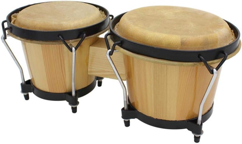 klarako 2 Pack African Drum Bongo Drum Konka Drum Buffalo Drum Skins for Traditiol Musical Instrument Accessory Part - Image 1