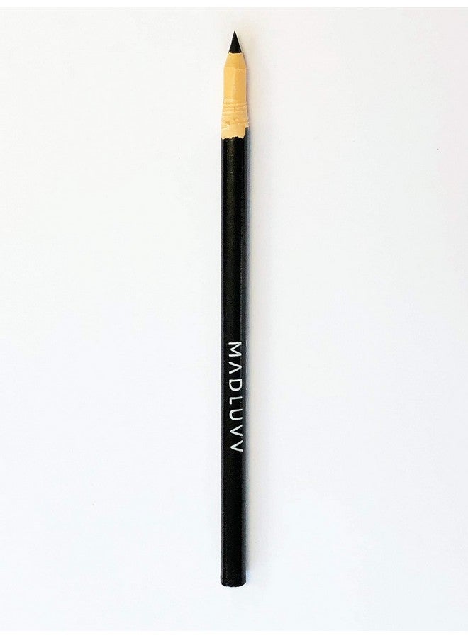 مادلوف أقلام رسم الحواجب المسبقة ومبراة من MADLUVV Brow Boss Brow Mapping، لفناني الحواجب المحترفين، خطوط دقيقة وشمع ثابت أثناء العملية - عبوة من 3 قطع - Image 4