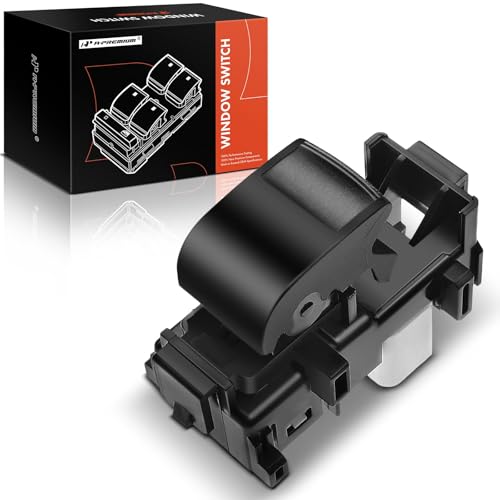 A-Premium Power Window Switch Compatible with Scion XB TC & Toyota Highlander Matrix Camry Corolla RAV4 Sequoia Tacoma Tundra Yaris, Rear Side or Front Right Side, Replace # 8481052030, 8481006060 - Image 1