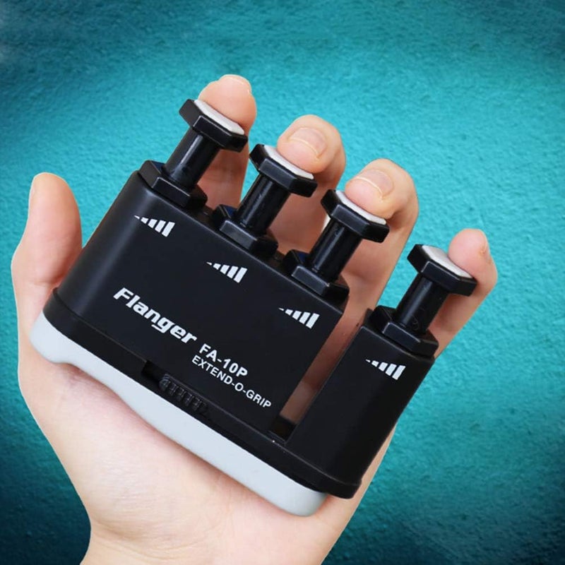 klarako Child Piano Finger Strengthener Hand Grip Exerciser Trainer for Bass Guitar Ukulele Piano Saxophone Violin Black Kids Guitar - Image 2