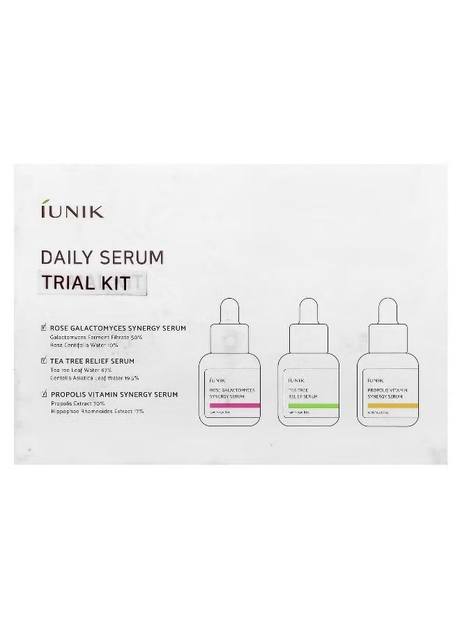 iUNIK, Daily Serum Trial Kit, 3 Piece Set - Image 2
